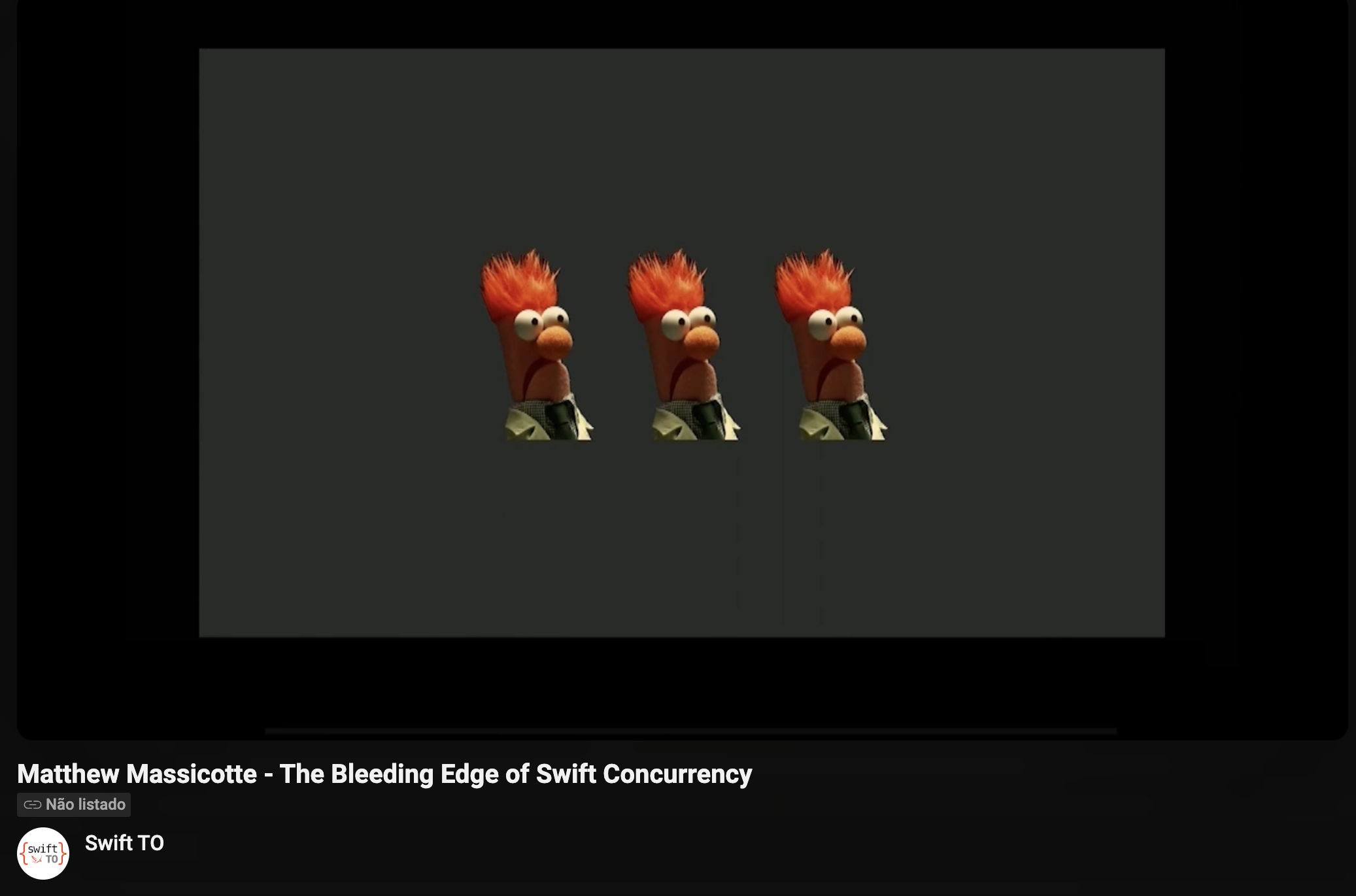 Fear Level in Matt's talk in Swift TO 2023